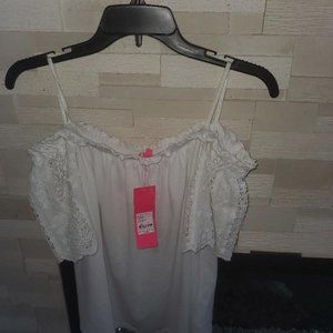Lilly Pulitzer New with attached tags White off the shoulder top